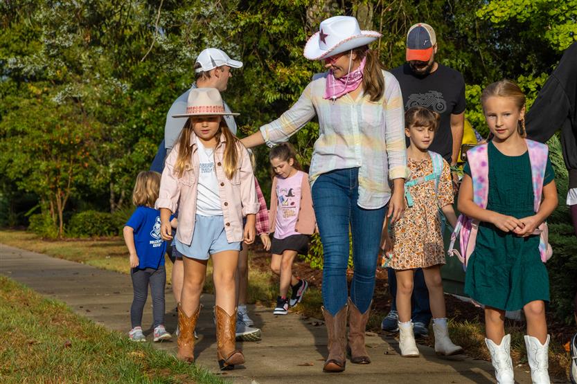 Students Walk to School